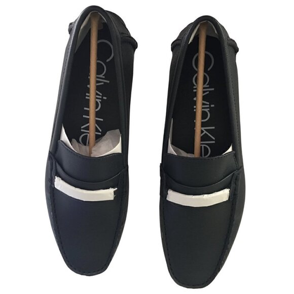 Calvin Klein Moccasin, Driving Shoe, Navy Blue, 12M - Picture 2 of 6